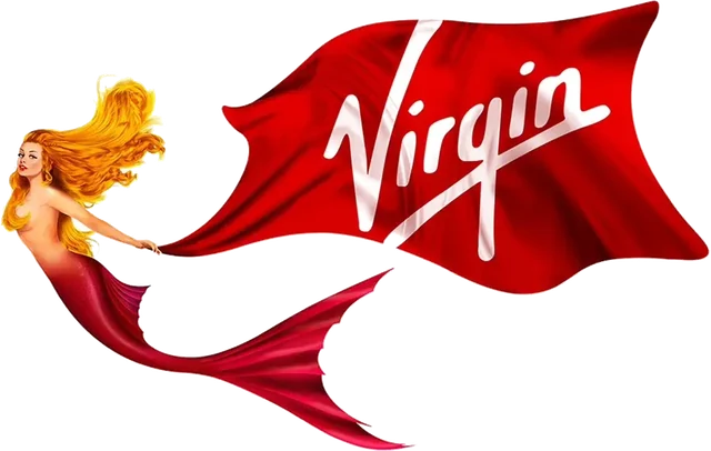 The Virgin Voyages mermaid mark